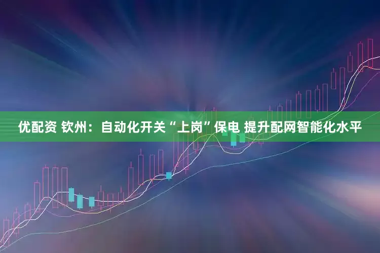 优配资 钦州：自动化开关“上岗”保电 提升配网智能化水平
